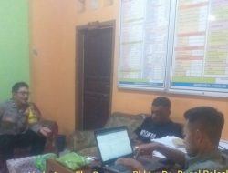 Bhabinkamtibmas Polsek Tomo Silaturahmi Sambangi Kantor Desa Bugel