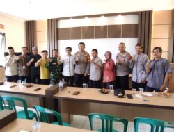 Kegiatan Pisah Sambut Kapolsek Tanjungmedar di kantor Kecamatan Tanjungmedar