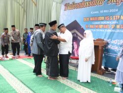 Camat Tarumajaya Dede Mauludin, HS.S.STP.MM Bersama Ny.Rika Merryanti, SP.M.SI Ketua TP PKK Mengadakan Acara Walimatus safar