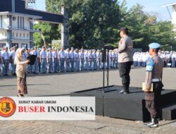 Apel kesiap-siagaan TPPK, Kapolres Semarang Berikan Arahan kepada Pelajar.