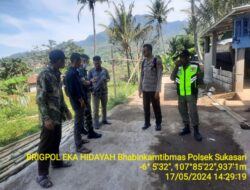 Polsek sukasari melaksanakan sambang untuk menjalin silaturahmi