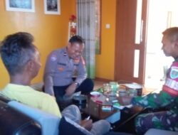 Bhabinkamtibmas Desa Nangerang Melaksanakan Giat Sambang Dan Silaturahmi Kepada Warga masyarakat.