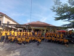 Kapolres Pagar Alam Melaksanakan Olahraga Bersama  Anggota Polsek Pagar Alam Selatan