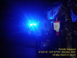 Anggota Unit Samapta Polsek Sukasari Rutin Laksanakan Patroli KRYD Blue Light / Malam hari di Wilayah Kecamatan Sukasari Kabupaten Sumedang