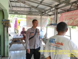 Bripka Dani Santika Bhabinkamtibmas Polsek Tanjungmedar Polres Sumedang laksanakan sambang/silatrahmi Kamtibmas 