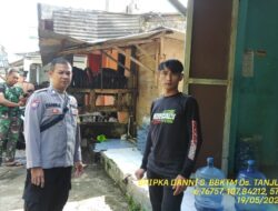 Bripka Dani Santika bersama Bripda Farizal melaksanakan sambang/silatrahmi Kamtibmas dan dumas keliling dalam rangka BEYOND TRUST PRESISI
