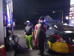 Meminimalisir Terjadinya tindak Kriminalitas pada Malam hari, Polsek Tomo laksanakan Patroli “Blue Light”
