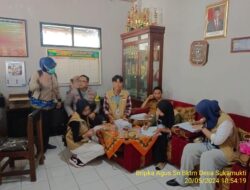 Bripka Agus Sukmana melaksanakan sambang/silatrahmi kamtibmas
