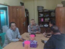 Kapolsek Tanjungmedar IPTU GUNGUN WAGIMAN melaksanakan sambang/silatrahmi Kamtibmas dan dumas keliling dalam rangka BEYOND TRUST PRESISI 