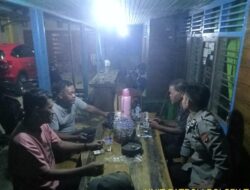 Meminimalisir Terjadinya tindak Kriminalitas pada Malam hari, Panit Samapta Polsek Tomo laksanakan Patroli “Blue Light”