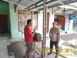 Bripka Ade Mulyana melaksanakan sambang/silatrahmi kamtibmas