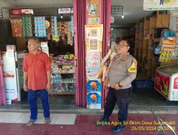Bbktm Desa Sukamukti melaksanakan sambang/silatrahmi Kamtibmas dan dumas keliling dalam rangka BEYOND TRUST PRESISI di wilayah Kec. Tanjungmedar