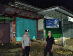 Anggota Unit Samapta Polsek Sukasari Rutin Laksanakan Patroli KRYD Blue Light / Malam hari di Wilayah Kecamatan Sukasari Kabupaten Sumedang