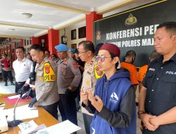 Polres Majalengka Berhasil Mengamankan 4 Orang Pelaku Pencurian Kendaraan Bermotor 