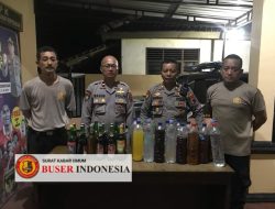 Amankan Orkes Dangdut di Pakis Aji, Polisi Sita Puluhan Miras Berbagai Merk