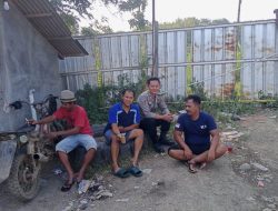 Panit Samapta Polsek Tomo Laksanakan Patroli Dialogis Antisipasi Gangguan Kamtibmas.