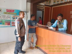 Bktm Desa Cikaramas melaksanakan sambang/silatrahmi Kamtibmas dan dumas keliling dalam rangka BEYOND TRUST PRESISI di wilayah Kec. Tanjungmedar