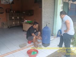 Aiptu Iwan Kurniawan sambangi warga masyarakat serta dumas keliling dalam rangka BEYOND TRUST PRESISI di wilayah Kec. Tanjungmedar