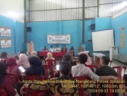 Polsek sukasari melaksanakan sambang untuk menjalin silaturahmi