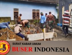 Musholla Baiturrahman Sudah Laksanakan Pemasangan Rangka Baja Di Target Kan Kelar Sebelum Batas Waktu TMMD KE 120.2024