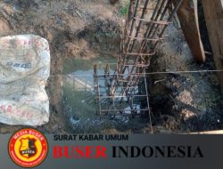 Satgas TMMD 120 Kodim Muara Enim Mulai Cor Tiang Tower MCK