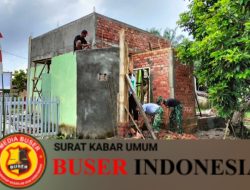 Tim Satgas TMMD Kodim 0404/Muara Enim Gencar Kejar Target Rehab Mushola di Desa Sidomulyo