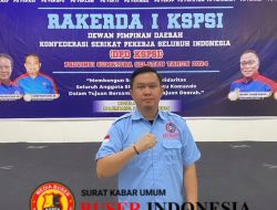 Erwin Dewantara Ketua DPC KSPSI Kabupaten Banyuasin Hadiri Rakerda Ke-1 KSPSI Sumatera Selatan Di Hotel Princess