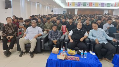 Bakal Calon Bupati Bekasi Ulung Purnama Sambutan Pada Open House Penerimaan Mahasiswa Baru Semester Ganjil Kampus Universitas Pelita Bangsa