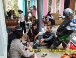 Bhabinkamtibmas Desa Sukarapih Melaksanakan Giat Sambang Dan Silaturahmi Kepada Warga masyarakat