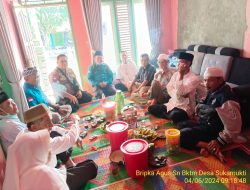 Bripka Agus Sukmana melaksanakan sambang/silatrahmi kamtibmas ke warga masyarakat