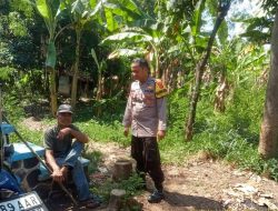 Sambang Bhabinkamtibmas Polsek Tomo guna Jalin Silaturahmi Dengan Warga Binaan.