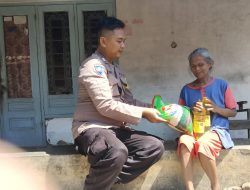 Jalin Silaturahmi dengan Warga Binaan Bhabinkamtibmas Desa Marongge Berikan Pesan-pesan Kamtibmas.