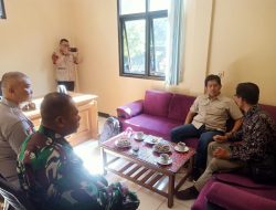 Kapolsek Tanjungmedar Iptu Gungun Wagiman melaksanakan sambang/silatrahmi kamtibmas dengan Forkopimcam Kecamatan Tanjungmedar