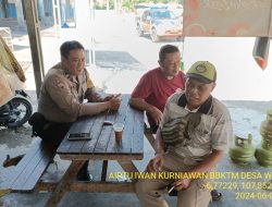 Aiptu Iwan Kurniawan Bhabinkamtibmas Polsek Tanjungmedar Polres Sumedang laksanakan sambang/silatrahmi Kamtibmas 