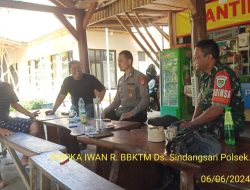 SILAHTURAHMI SINERGRITAS TNI-POLRI GUNA MEWUJUDKAN SITUASI KONDUSIP, DIWILAYAH HUKUM POLRES SUMEDANG POLSEK SUKASARI