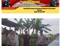 KAPOLSEK SUKASARI BESERTA ANGGOTA SAMAPTA POLSEK SUKASARI MELAKSANAKAN PATROLI SIANG HARI KE TEMPAT TEMPAT RAWAN GANGGUAN KAMTIBMAS DI WILAYAH KECAMATAN SUKASARI