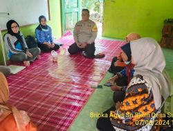 Kapolsek Tanjungmedar IPTU GUNGUN WG melaksanakan Kegiatan Jumat Curhat