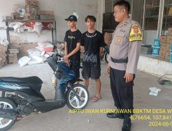 Bhabinkamtibmas Polsek Tanjungmedar Polres Sumedang laksanakan sambang/silatrahmi Kamtibmas 