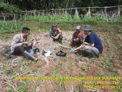 Polsek sukasari melaksanakan sambang untuk menjalin silaturahmi