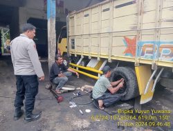 Aiptu Aceng, SH Bersama Bripka Yuyun Yuwana melaksanakan sambang/silatrahmi kamtibmas