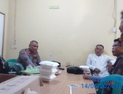 Kapolsek Tanjungmedar IPTU GUNGUN WG melaksanakan Kegiatan Jumat Curhat