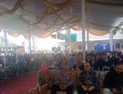 Menghadiri Kelulusan dan Pelepasan peserta didik kelas IX SMPN 5 Sumedang tahun pelajaran 2023/2024