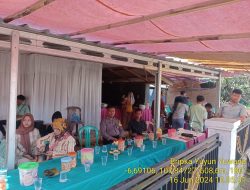 monitoring kegiatan Pam Swakarsa dalam rangka syukuran pernikahan di Dusun Ciburuan desa Jingkang Kec Tanjungmedar Kab. Sumedang