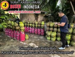 Ditreskrimsus Polda Bali Amankan Pengoplos Gas Subsidi Di Abiansemal
