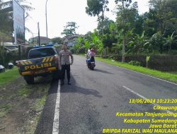 upaya Untuk mencegah terjadinya C3 (Curas,Curat, dan Curanmor) Polsek Tanjungmedar Polres Sumedang Polda Jabar melaksanakan KRYD siang hari