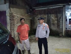 Anggota Unit Samapta Polsek Sukasari Laksanakan Patroli KRYD Blue Light / Malam hari di Wilayah Kecamatan Sukasari Kabupaten Sumedang