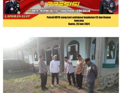 KAPOLSEK SUKASARI BESERTA ANGGOTA SAMAPTA POLSEK SUKASARI MELAKSANAKAN PATROLI SIANG HARI KE TEMPAT TEMPAT RAWAN GANGGUAN KAMTIBMAS DI WILAYAH KECAMATAN SUKASARI