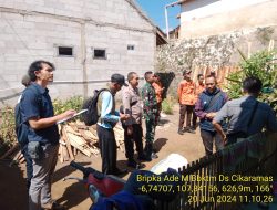 Monitoring Renovasi Rumah Warga Dampak Bencana Alam di Desa Cikaramas