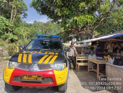 antisipasi terjadinya C3 (Curas,Curat, dan Curanmor) Polsek Tanjungmedar Polres Sumedang Polda Jabar melaksanakan KRYD siang hari