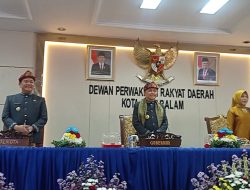 Dalam Rangka HUT Kota Pagar Alam Ke -23 Tahun Dewan Perwakilan Rakyat Daerah (DPRD)Menggelar Rapat Paripurna Istimewa